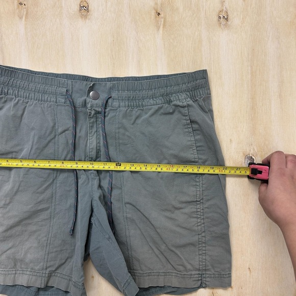 Columbia Swim Shorts Mens Large Green Elastic Waist Drawstring Trunks Pockets - Picture 6 of 11